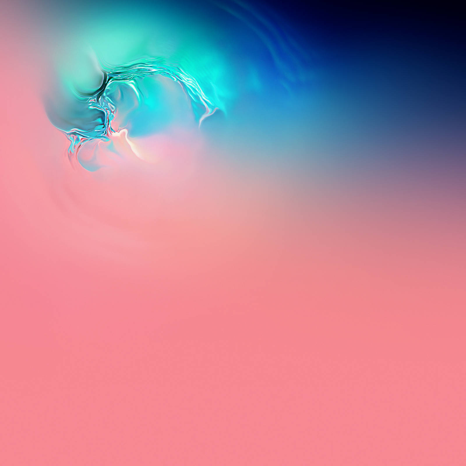 Galaxy S10 粉色覆盖蓝色 壁纸