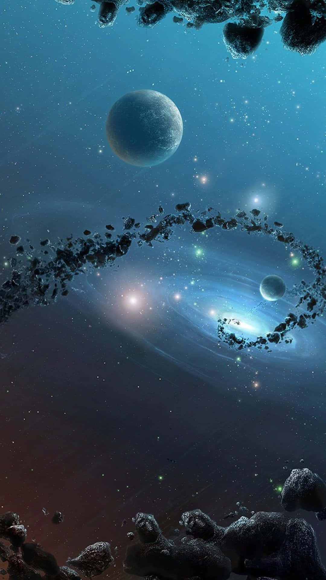 Galaxy S5 太空行星 壁纸