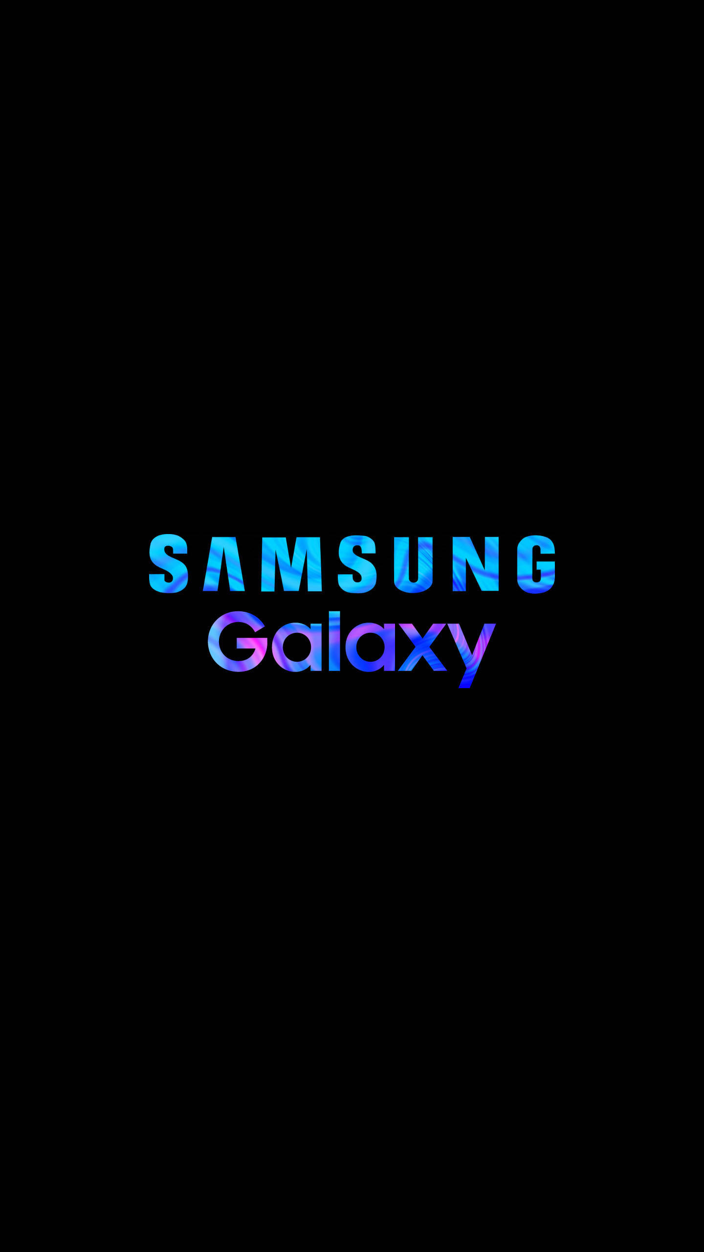 蓝色与紫色三星Galaxy标志 壁纸