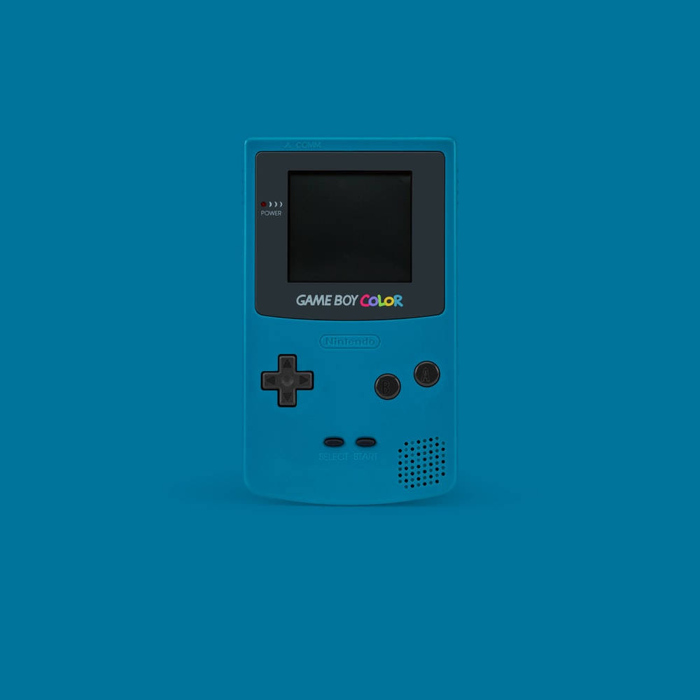 简约蓝色Game Boy Color 壁纸