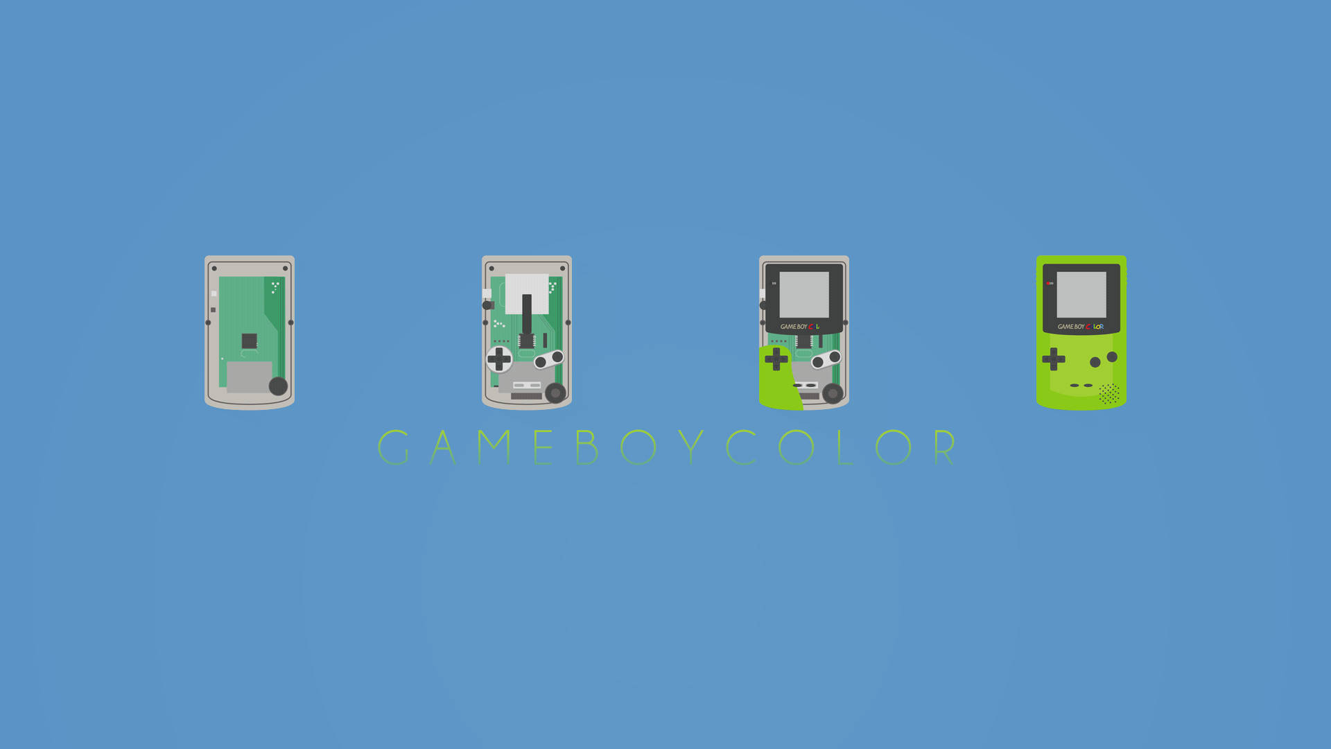 Game Boy Color 逐步构建图解 壁纸