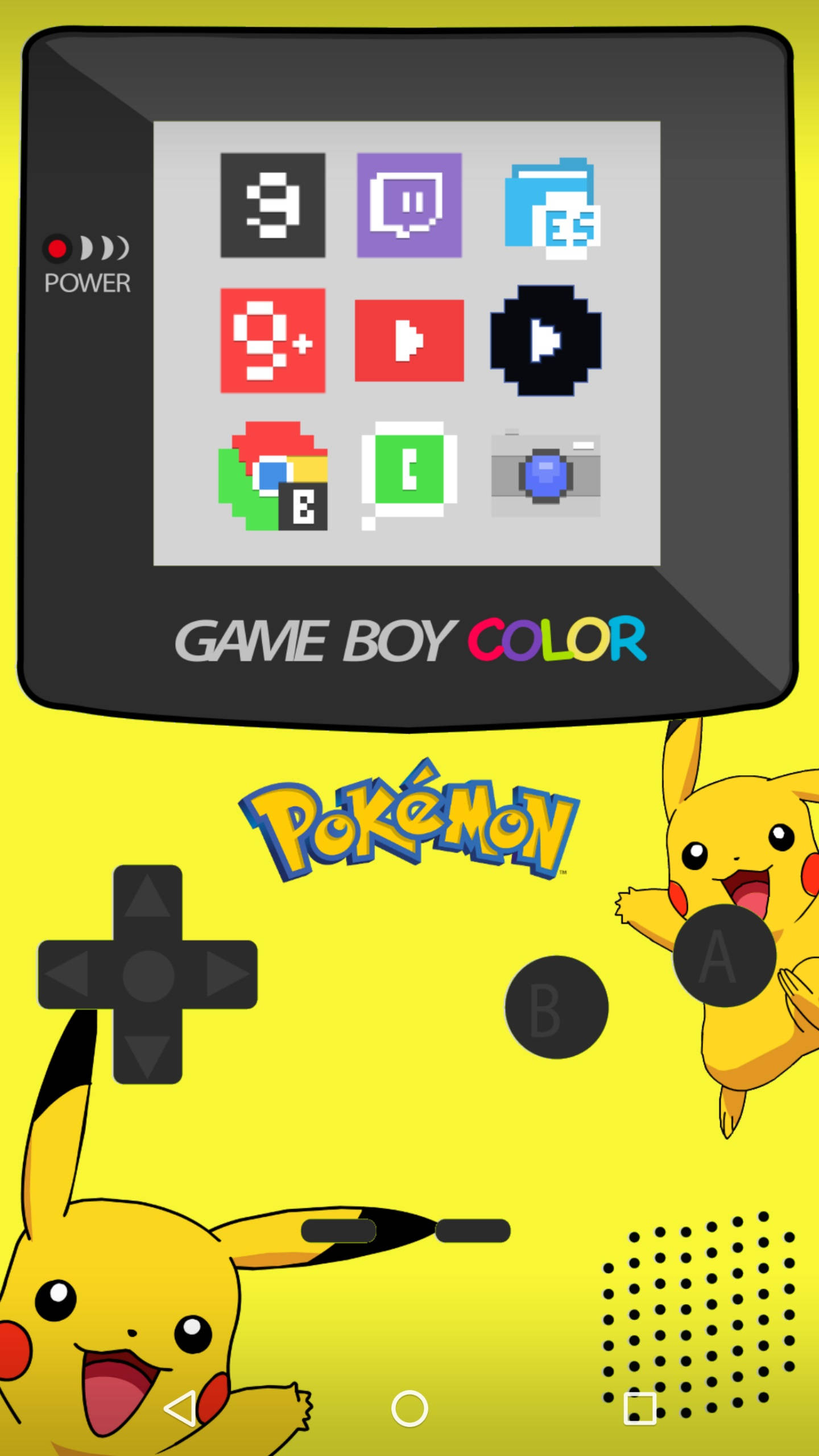 Game Boy Color 皮卡丘 壁纸