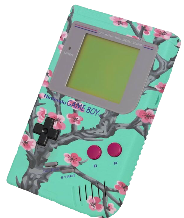 花卉设计Gameboy.PNG 壁纸