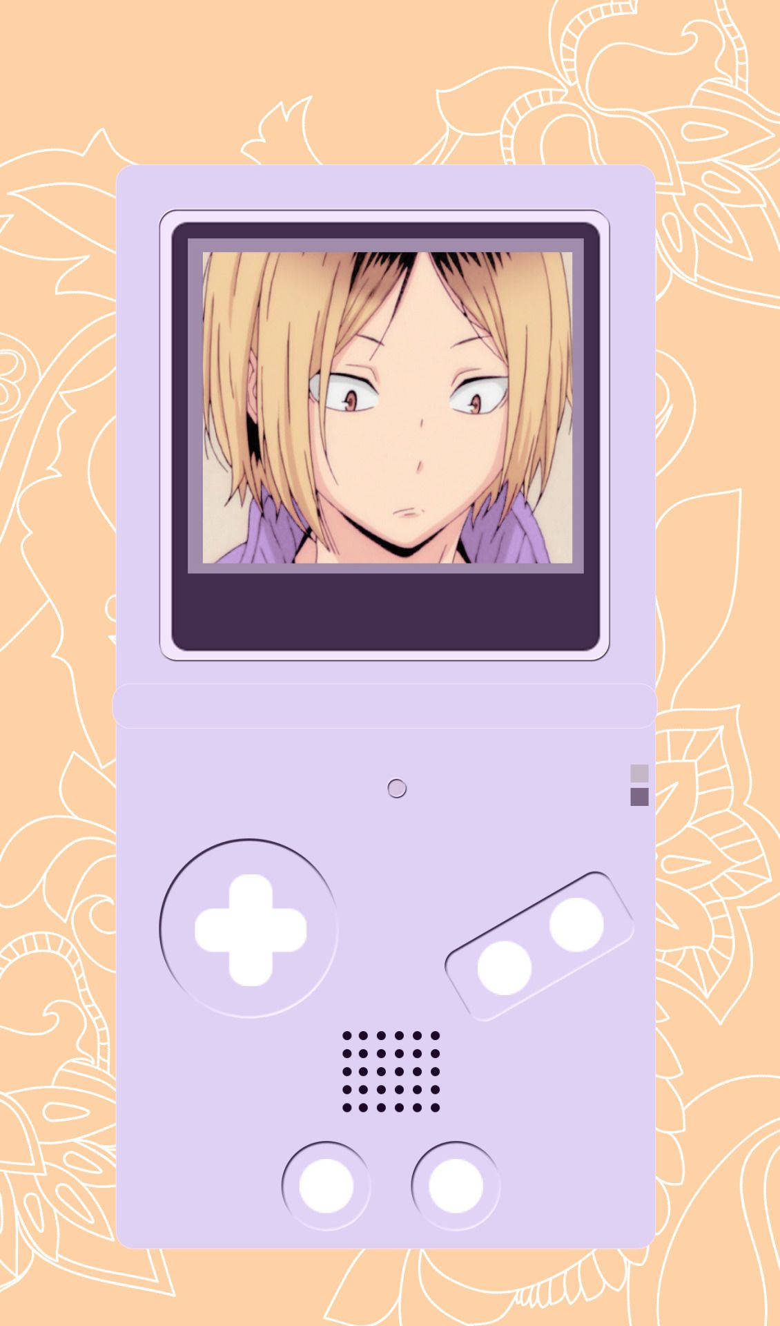 紫色Gameboy中的Kenma 壁纸