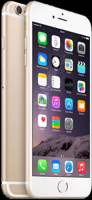 Goldi Phone6 Plus 正面与背面 壁纸