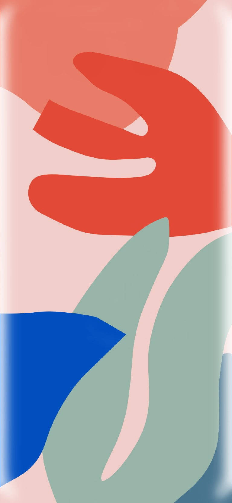 植物抽象图形 Google Pixel 4 壁纸
