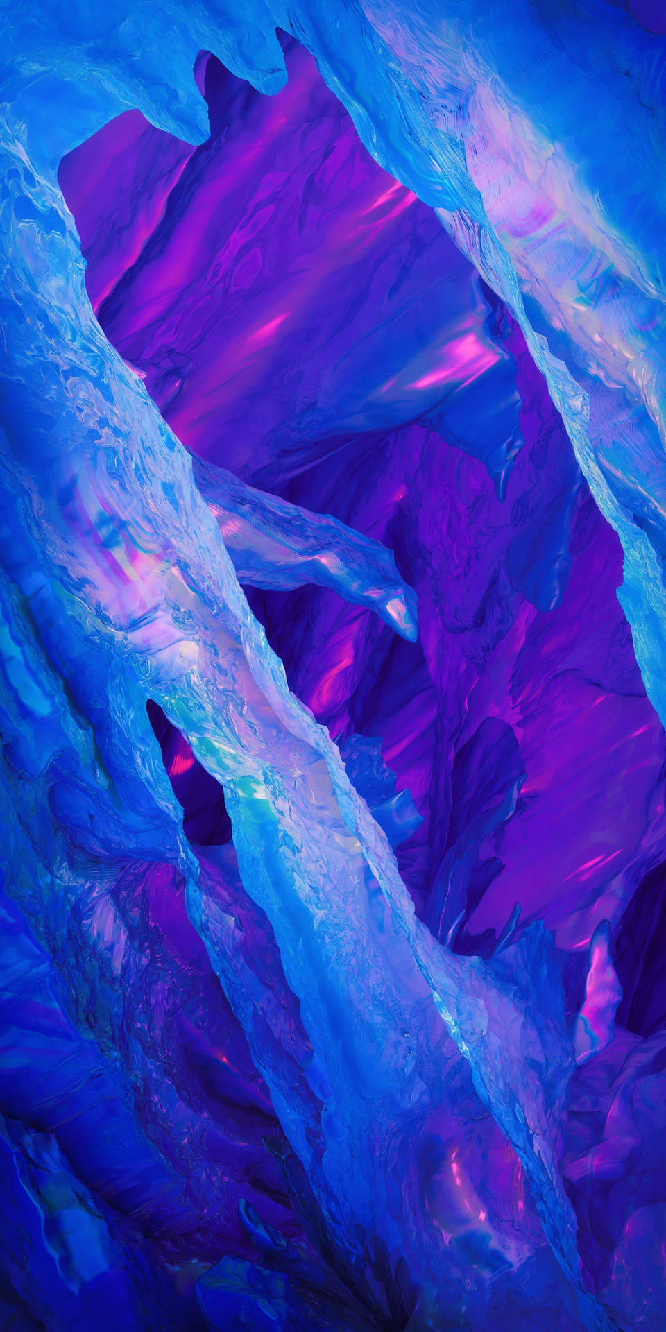Google Pixel 4K 水晶洞穴 壁纸