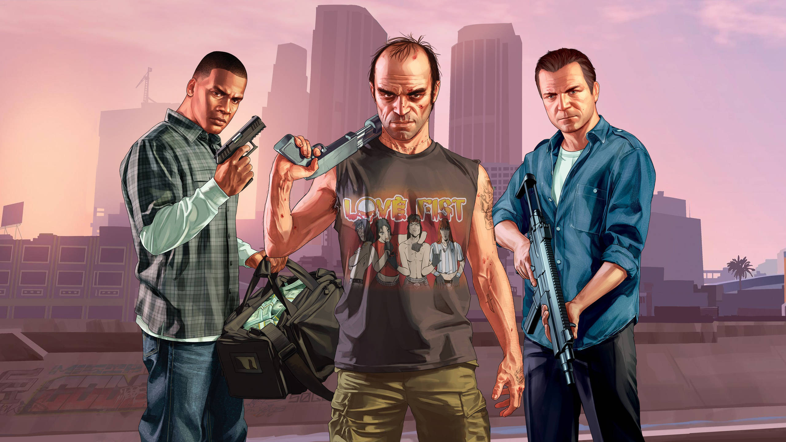 GTA 5 2560x1440 酷炫角色 壁纸