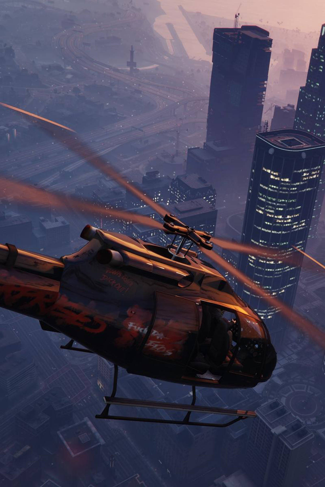 GTA iPhone 巴扎德直升机 壁纸