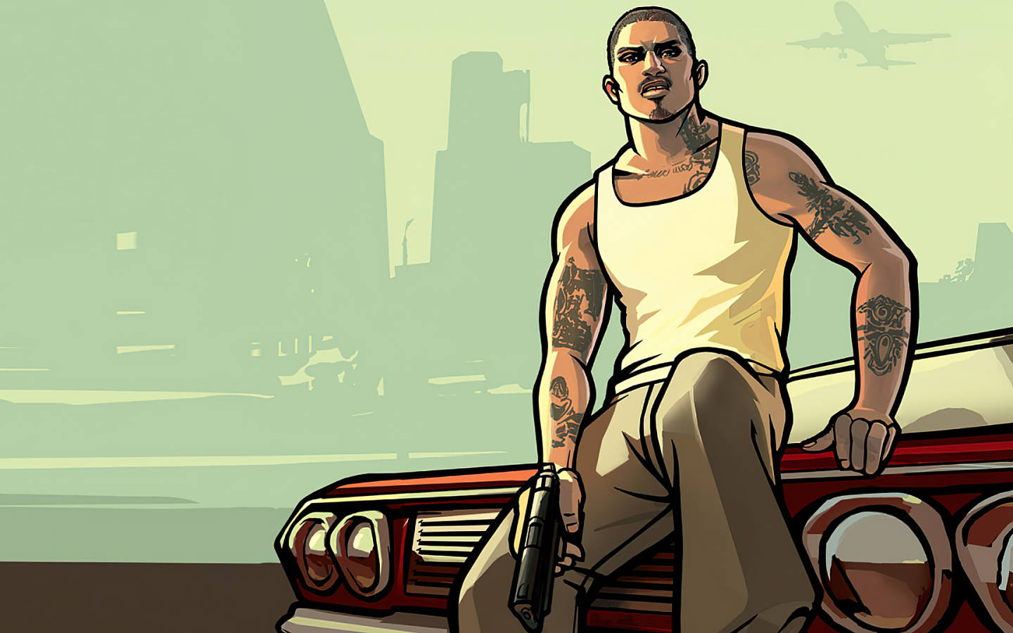 GTA SA 4K 主角 壁纸