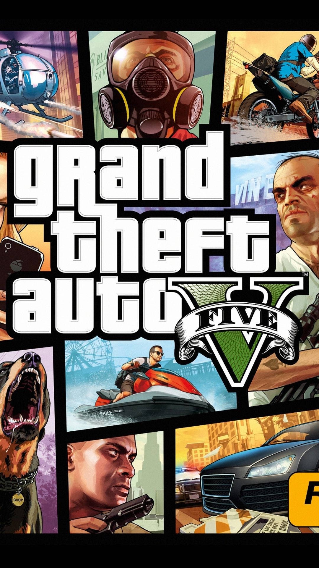 GTA5手机拼贴海报 壁纸