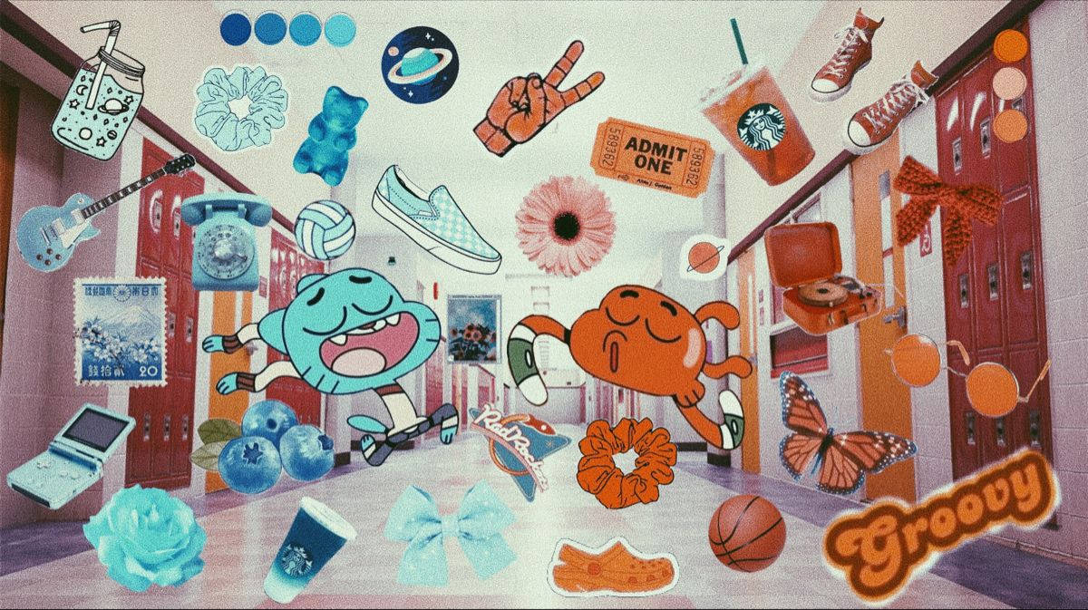 Gumball Darwin 贴纸美学 壁纸