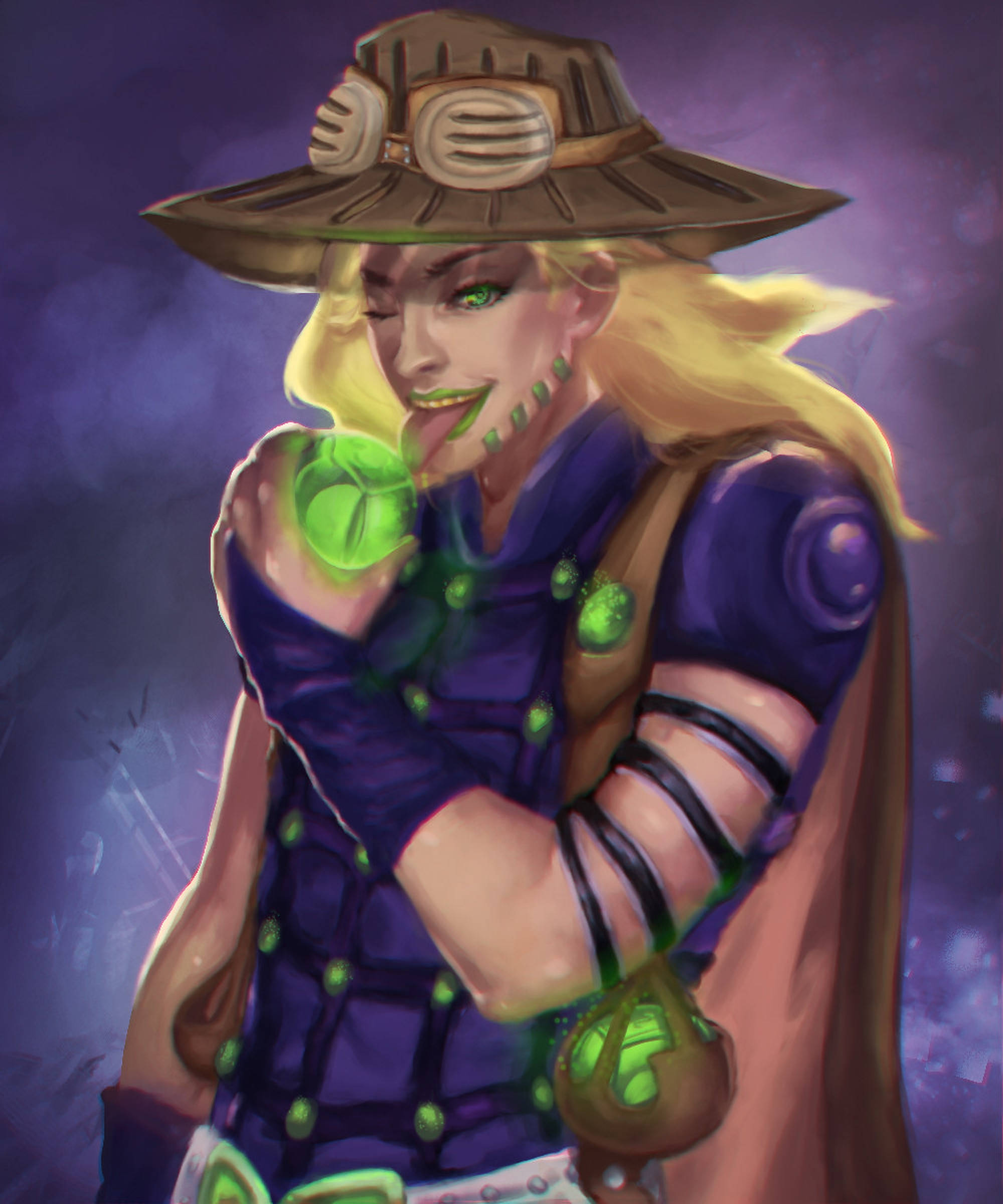 Gyro Zeppeli吐舌头 壁纸