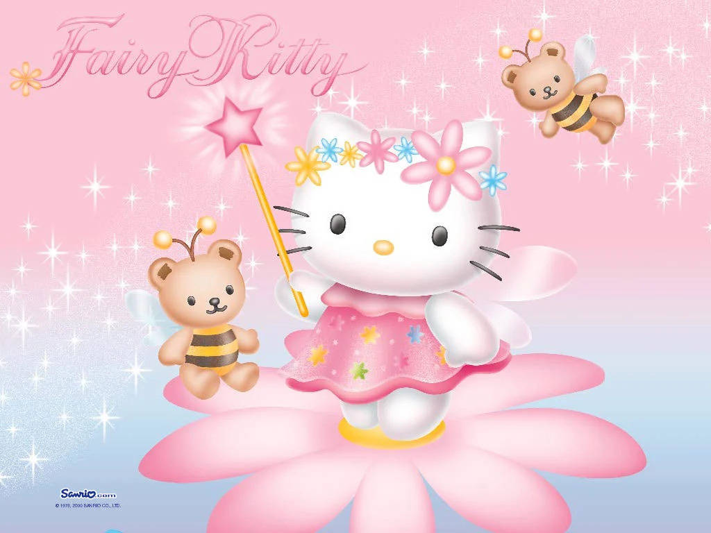 卡通仙子Hello Kitty头像 壁纸