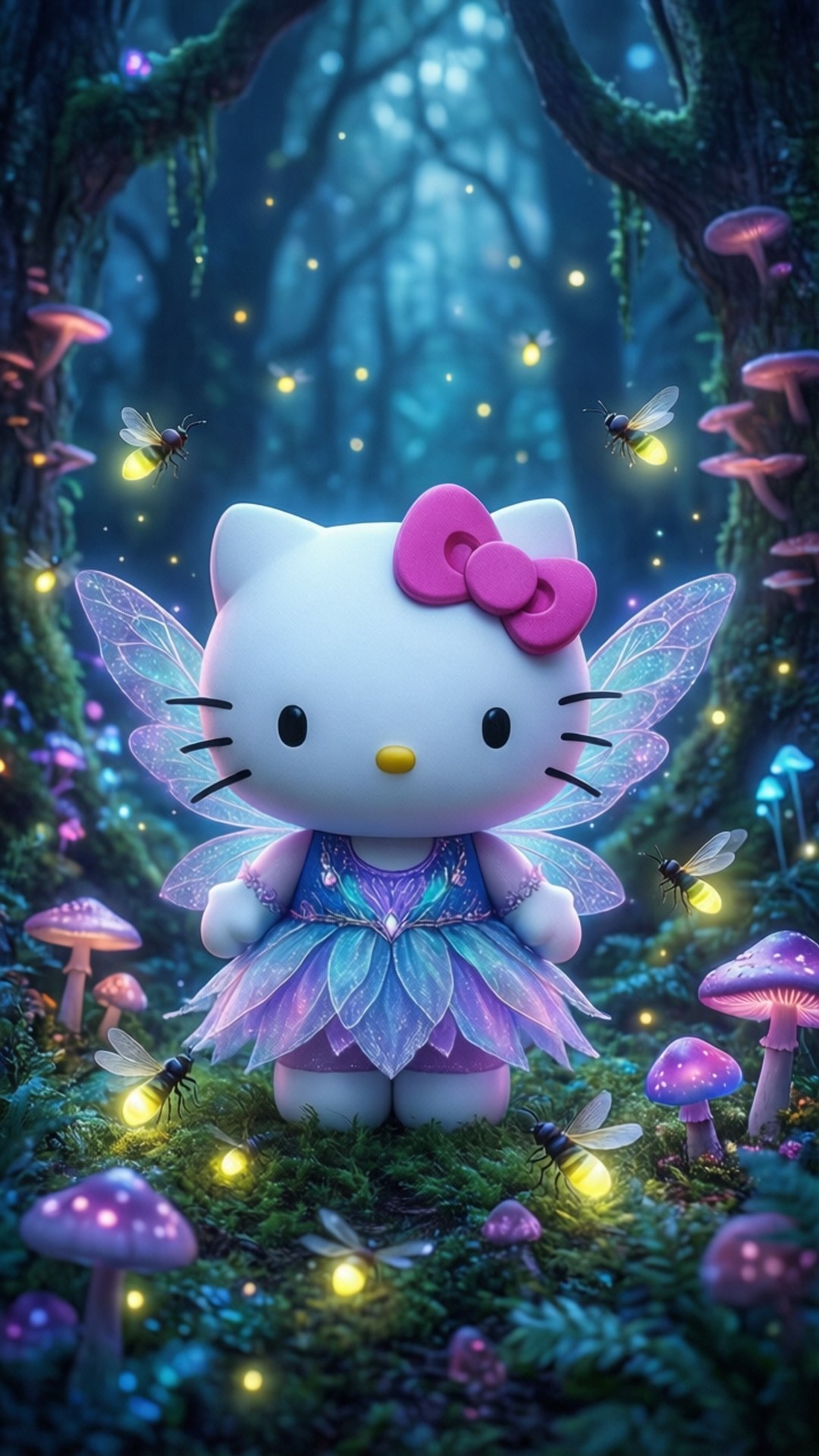 魔法森林Hello Kitty 壁纸