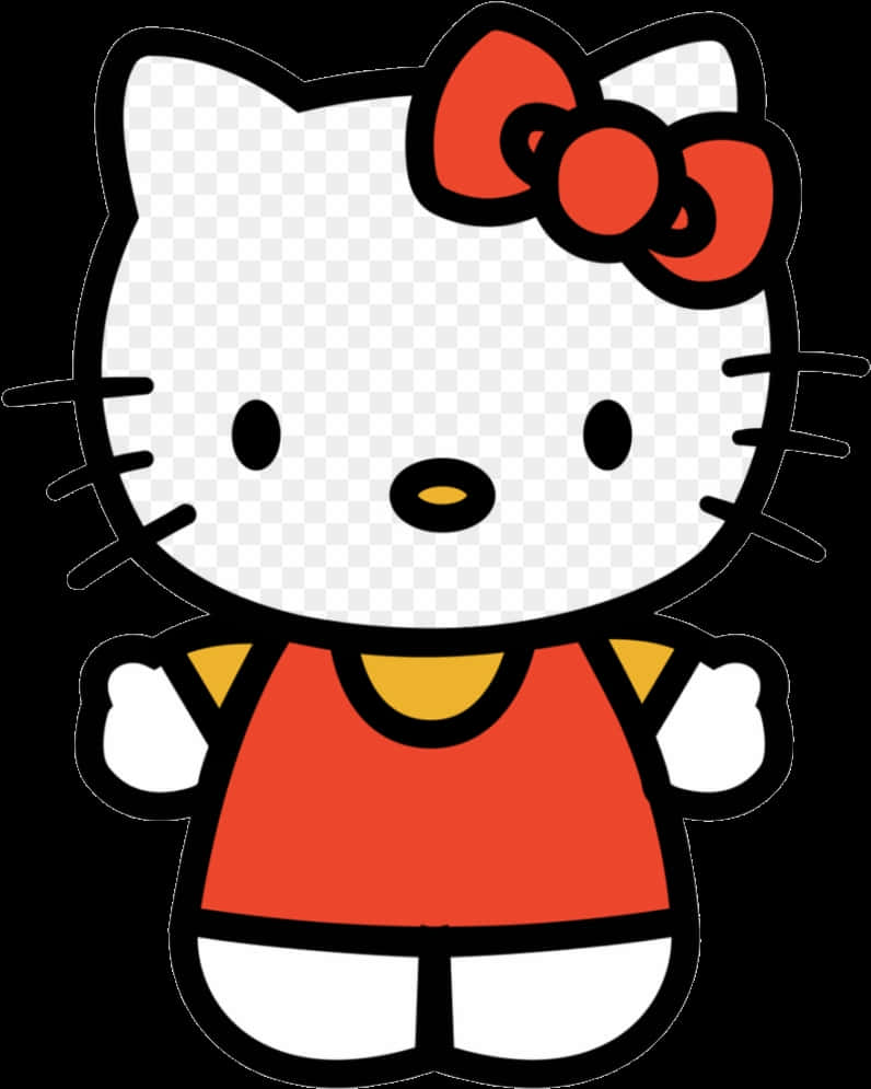 Hello Kitty经典姿态 壁纸