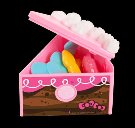 Hello Kitty主题玩具箱 壁纸