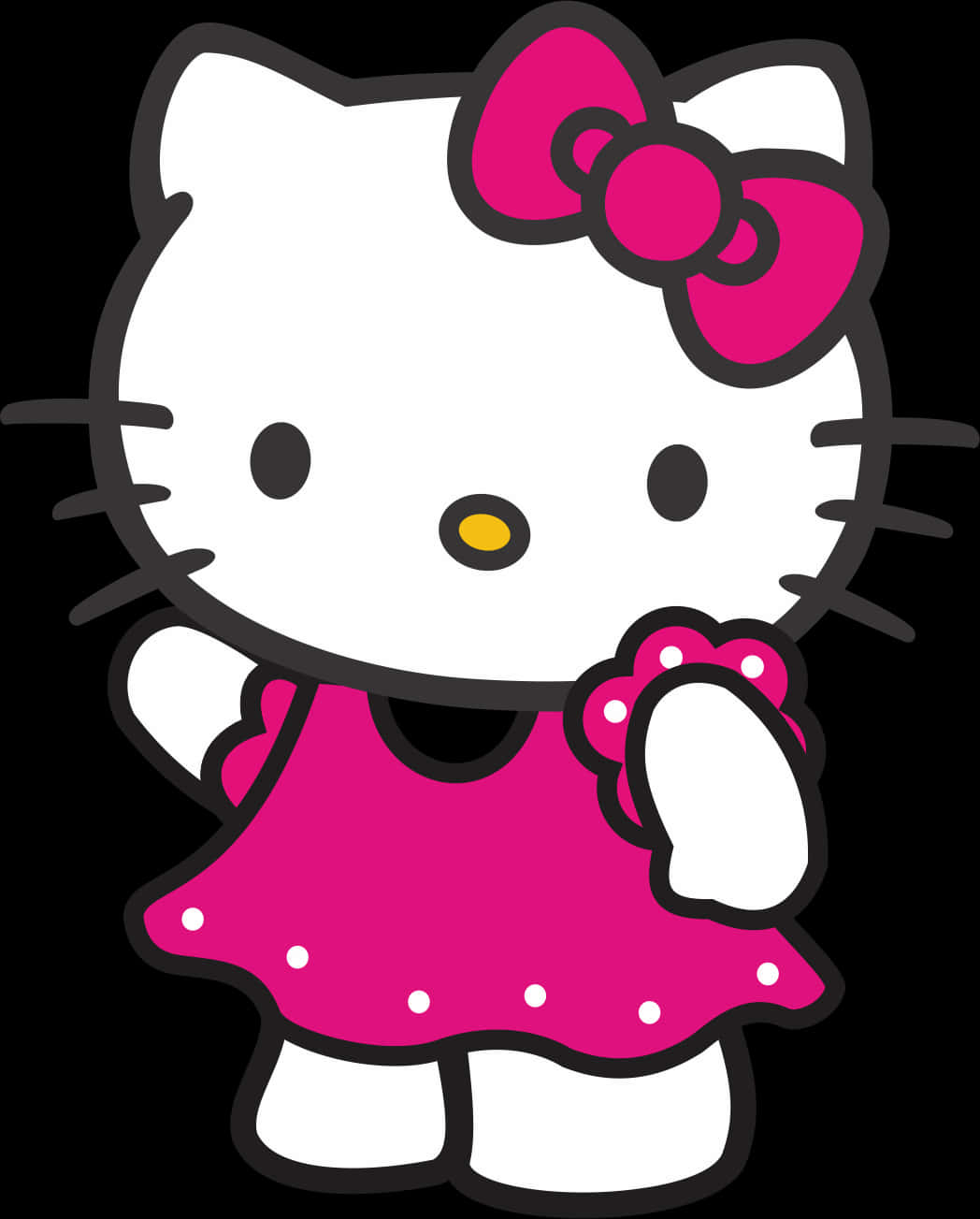 穿粉色连衣裙的Hello Kitty 壁纸