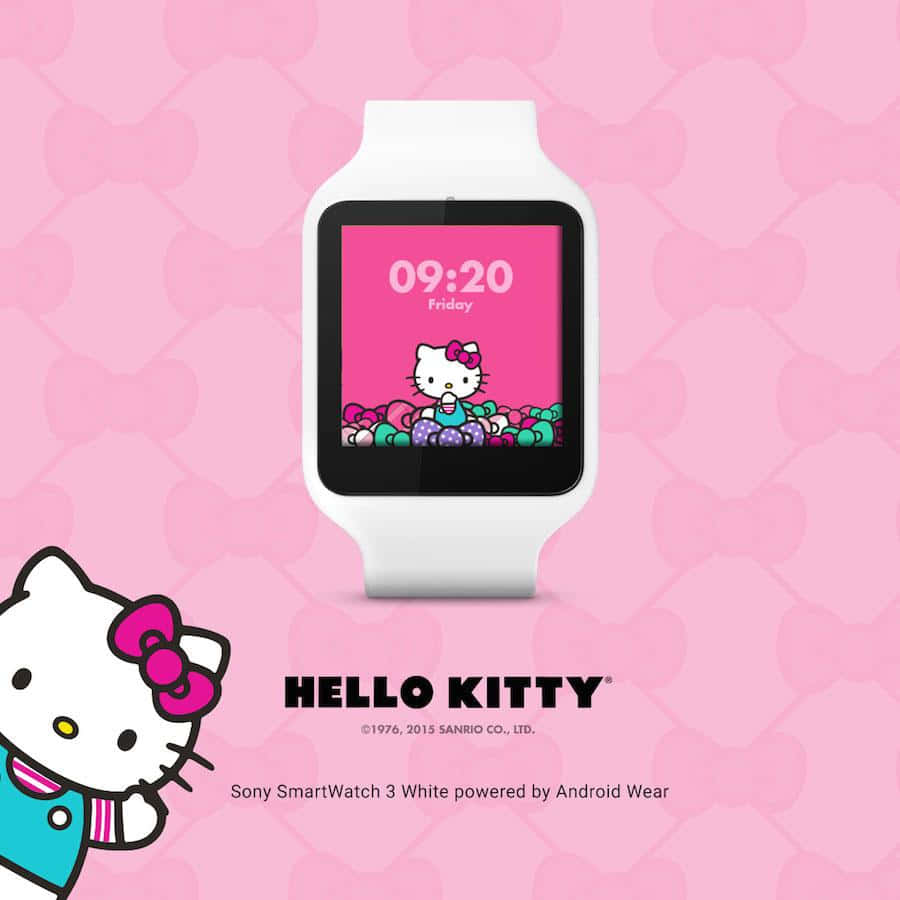 可爱苹果手表表盘Hello Kitty 壁纸