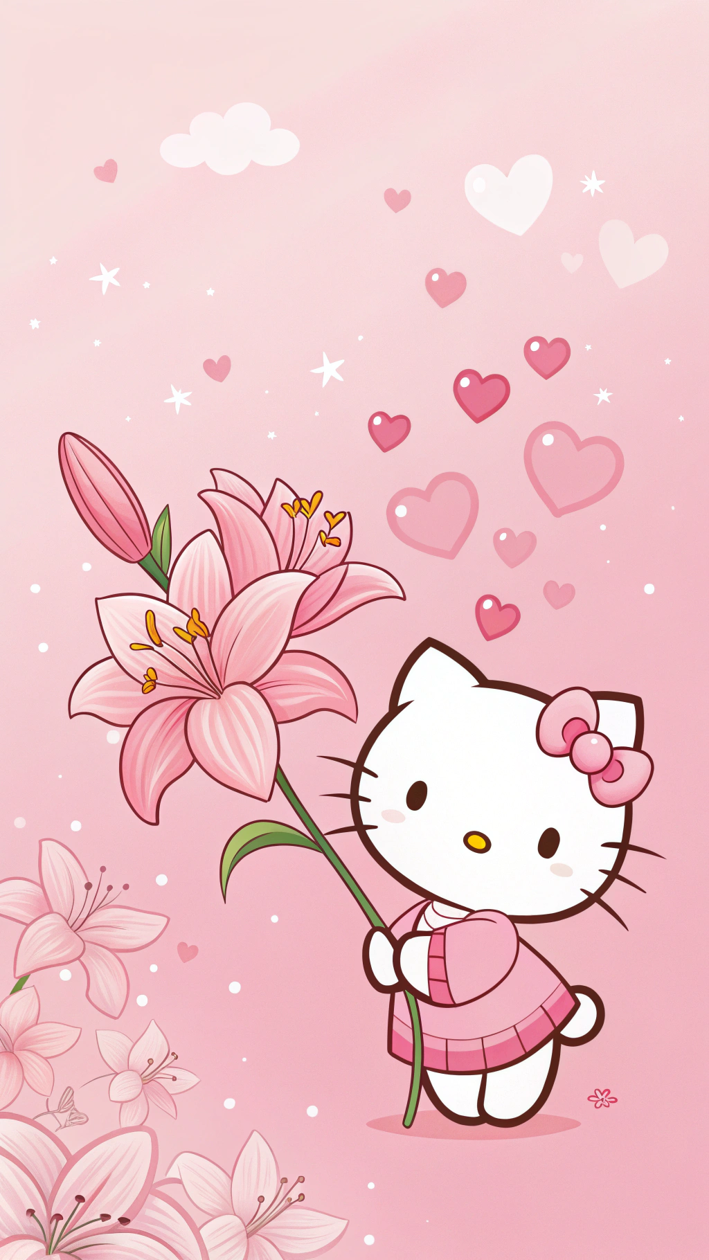 Hello Kitty的礼物将融化你的心 壁纸