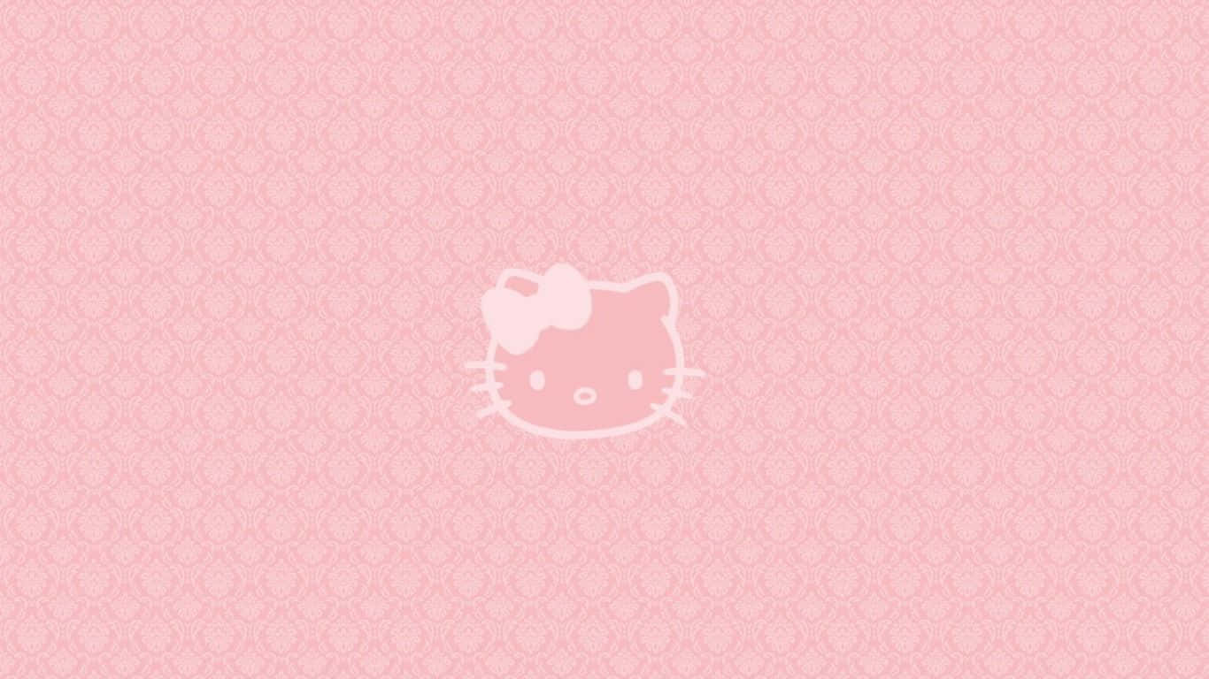 Hello Kitty 颓废粉美学笔记本电脑 壁纸