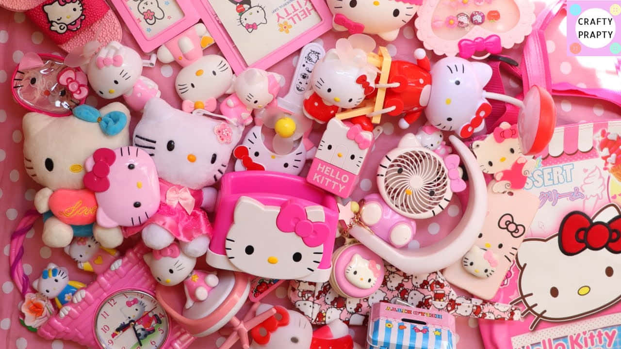 与Hello Kitty一起庆祝！ 壁纸