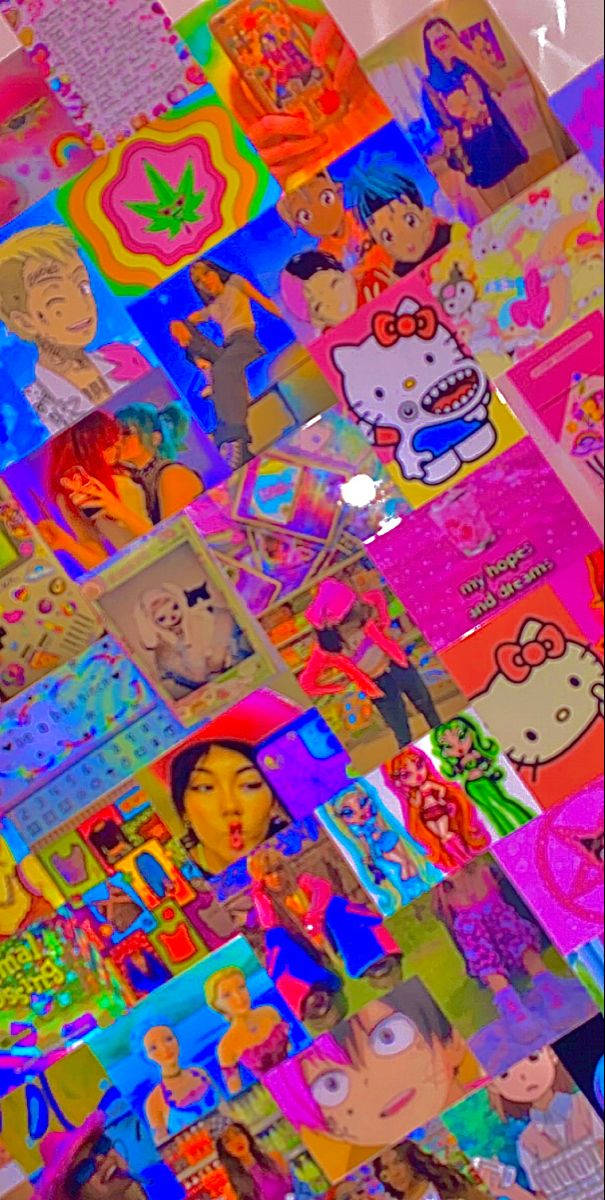 独立少年美学Hello Kitty粉色角色 壁纸