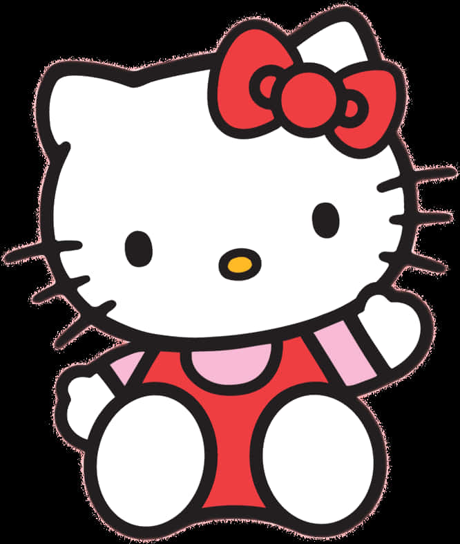 Hello Kitty经典姿势 壁纸