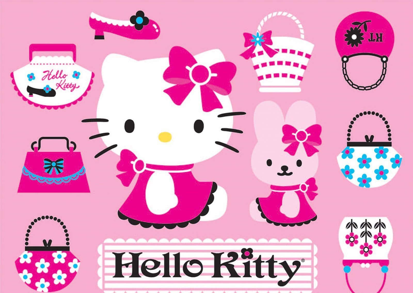 Hello Kitty 笔记本电脑手提包 壁纸