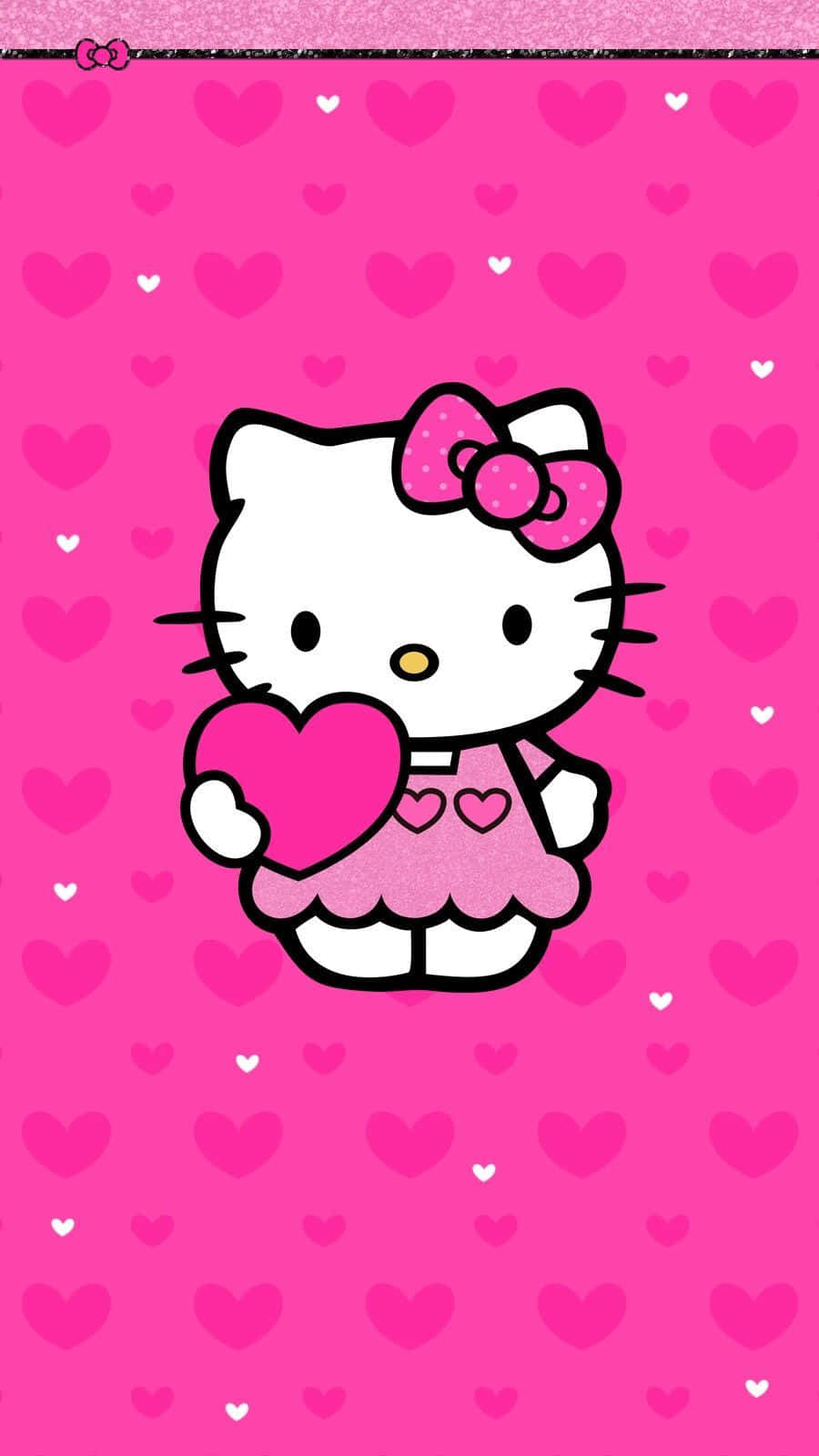 可爱的Hello Kitty享受温暖夏日 壁纸