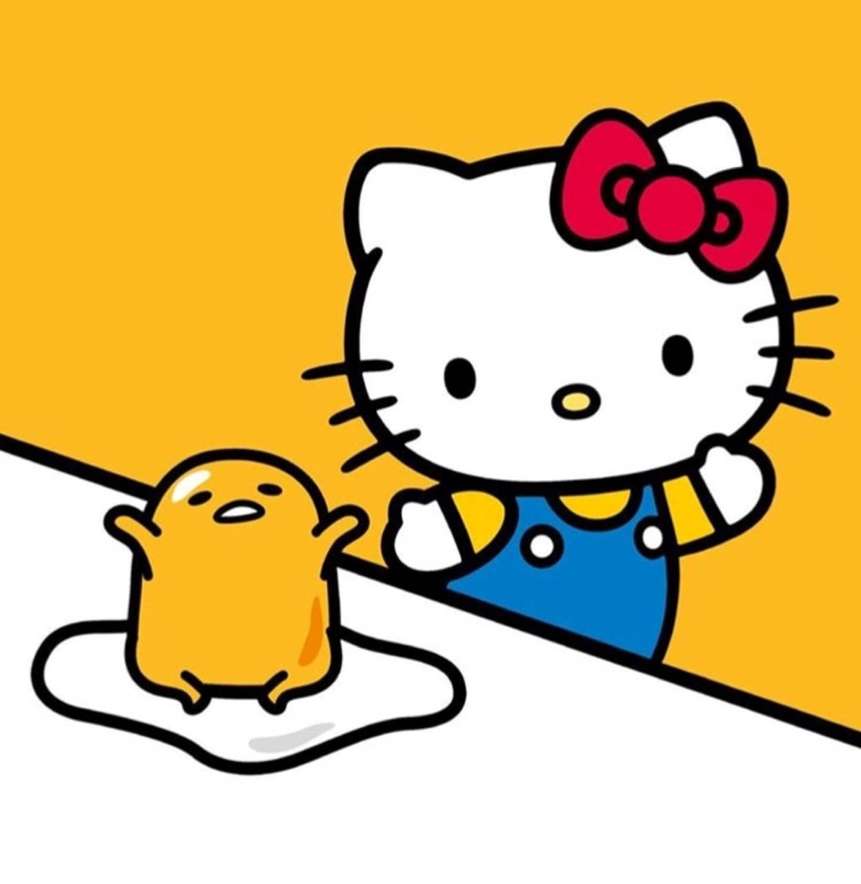 懒蛋蛋与Hello Kitty头像 壁纸