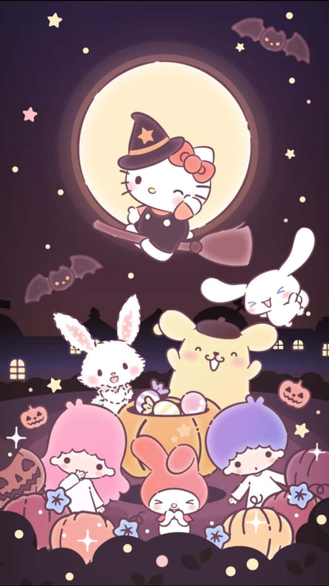 Hello Kitty 女巫万圣节 Sanrio 头像 壁纸