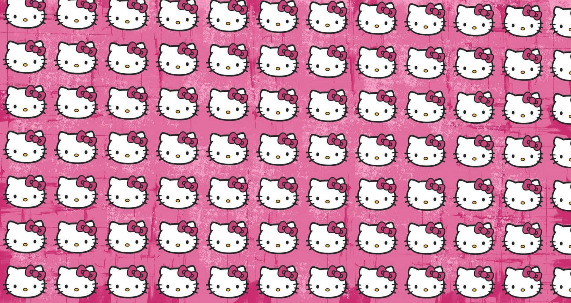 Hello Kitty 笔记本电脑粉色拼贴 壁纸