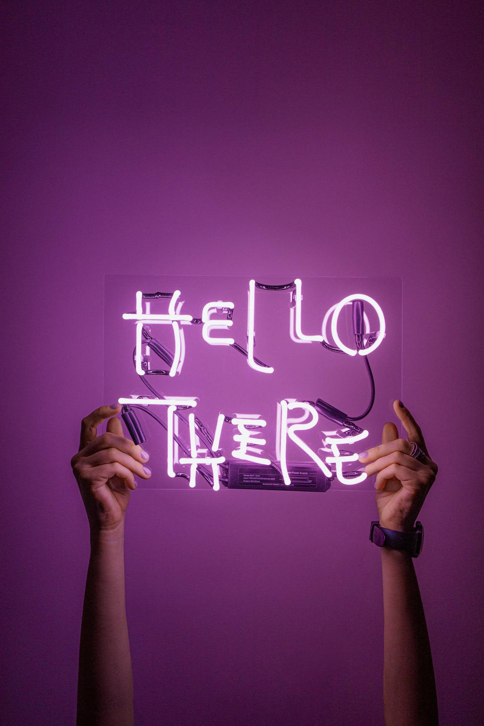 Hello There 霓虹iPhone壁纸 壁纸