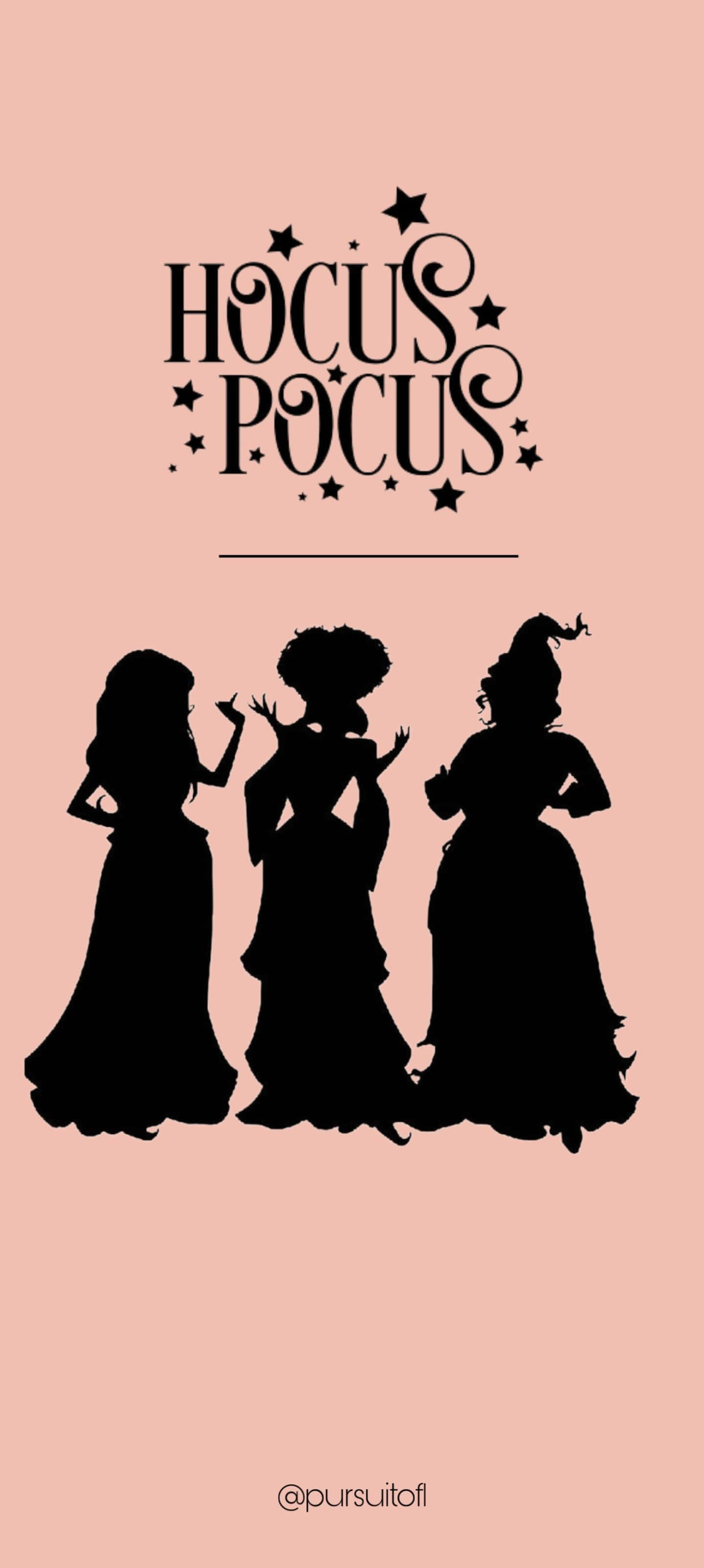 Hocus Pocus iPhone剪影 壁纸