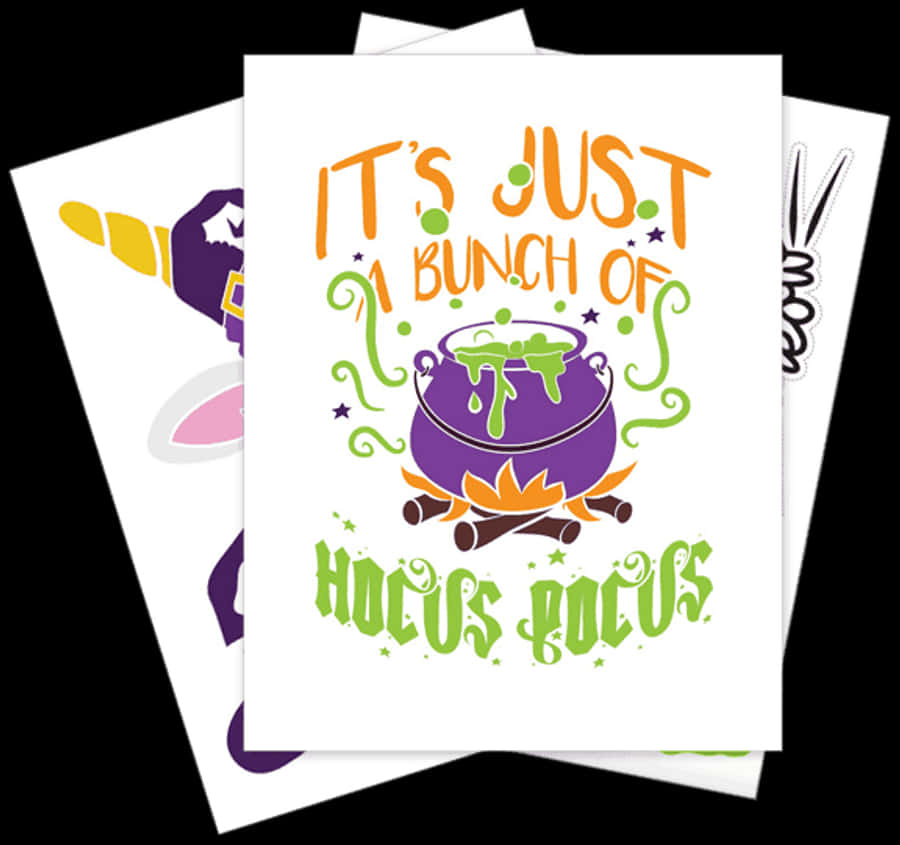 Hocus Pocus 一堆霍克斯波库斯图形 壁纸