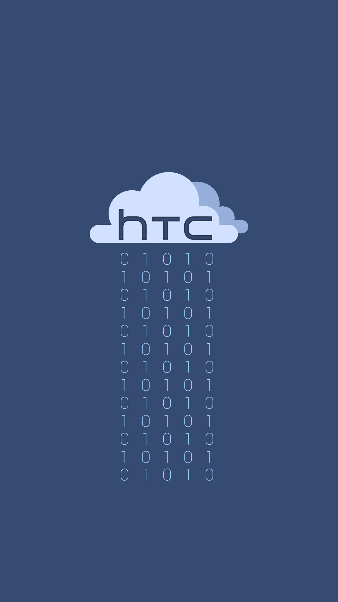 HTC灰色云朵 壁纸