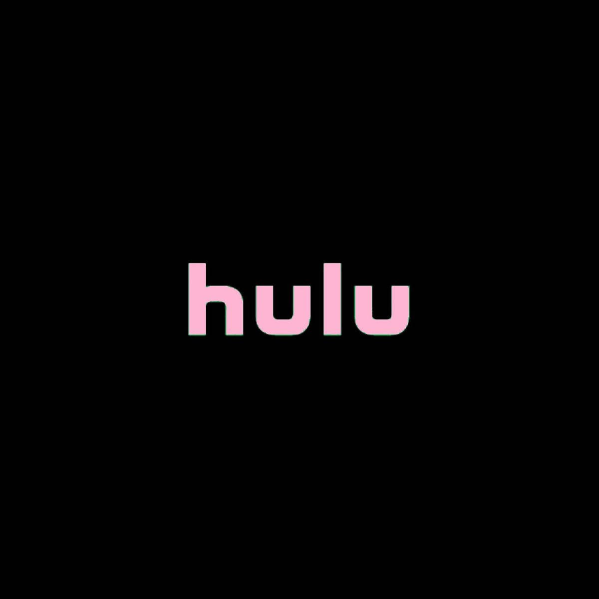 Hulu粉色标志 壁纸