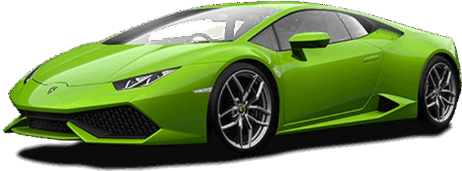绿色兰博基尼Huracan Evo侧视图 壁纸