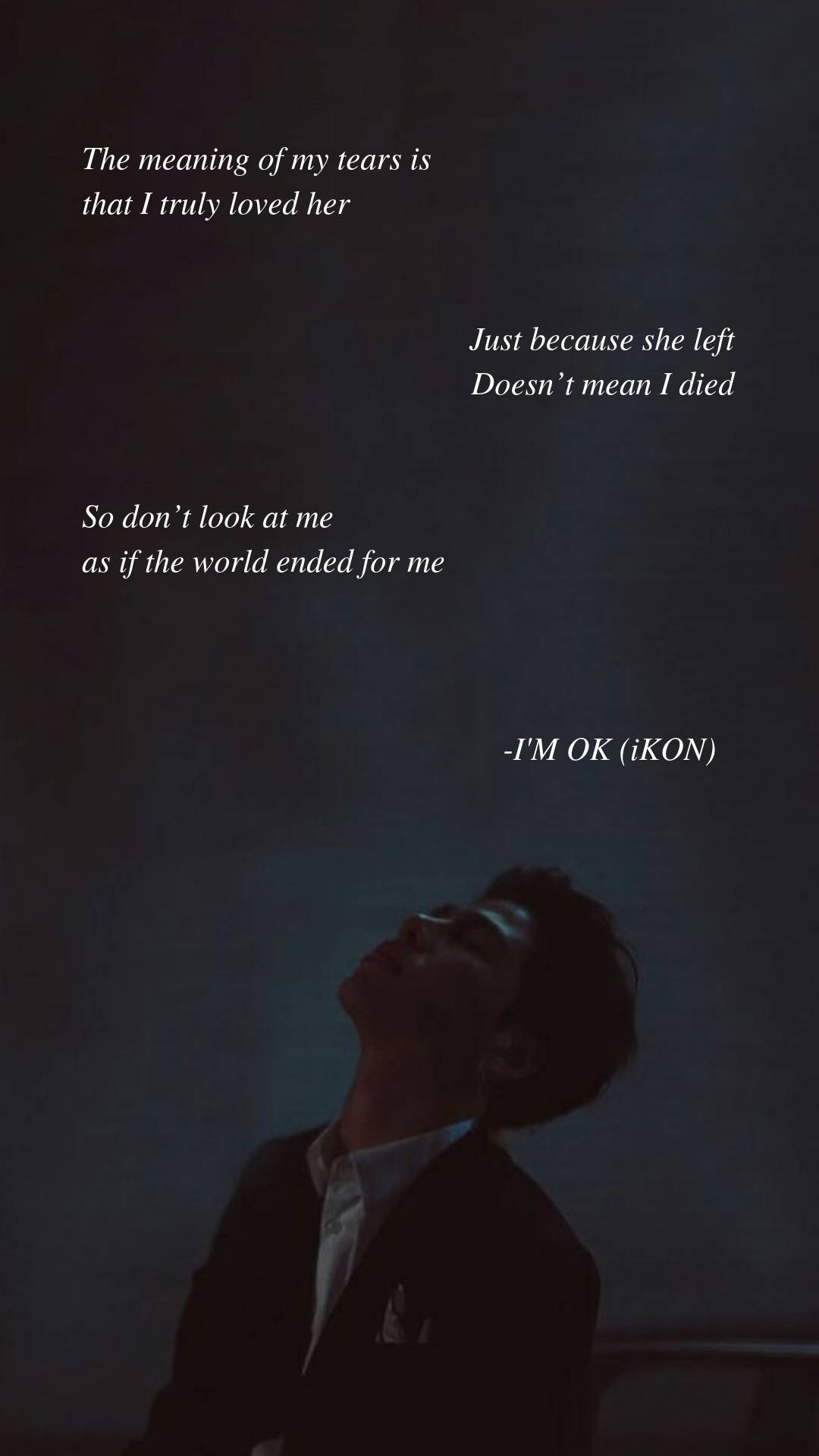 iKON《I'm Okay》歌词壁纸 壁纸
