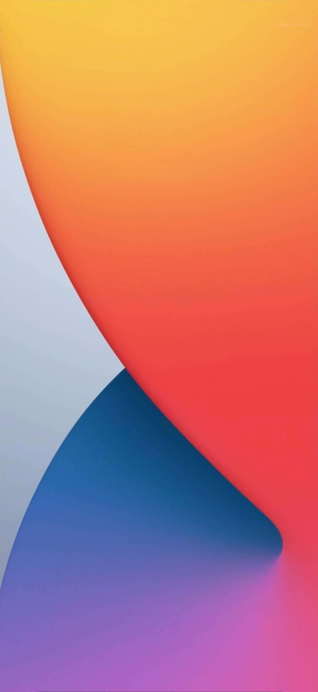 标准多彩抽象iOS 14 壁纸