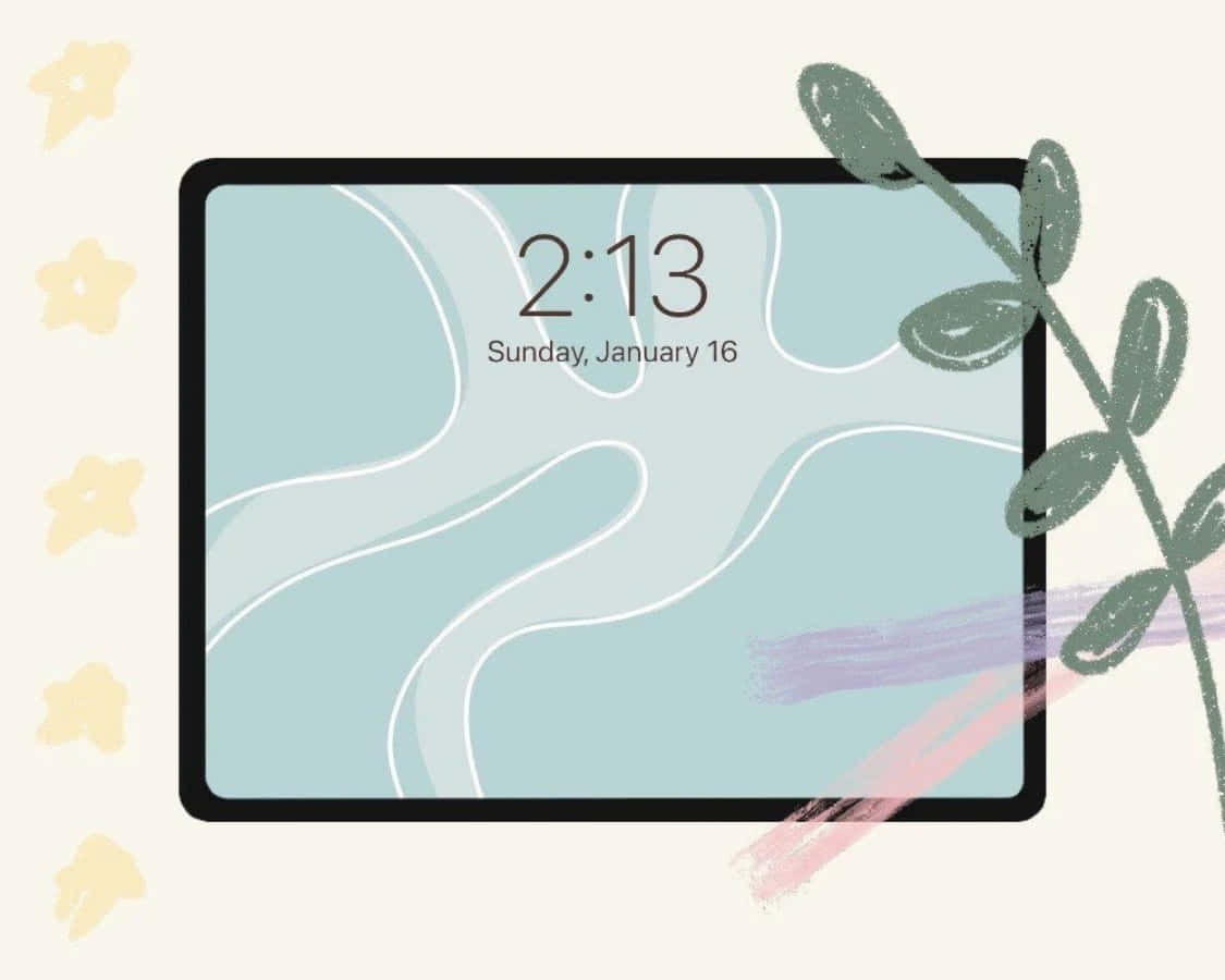 一款艺术美学的iPad，完美适合浏览和展示照片 壁纸