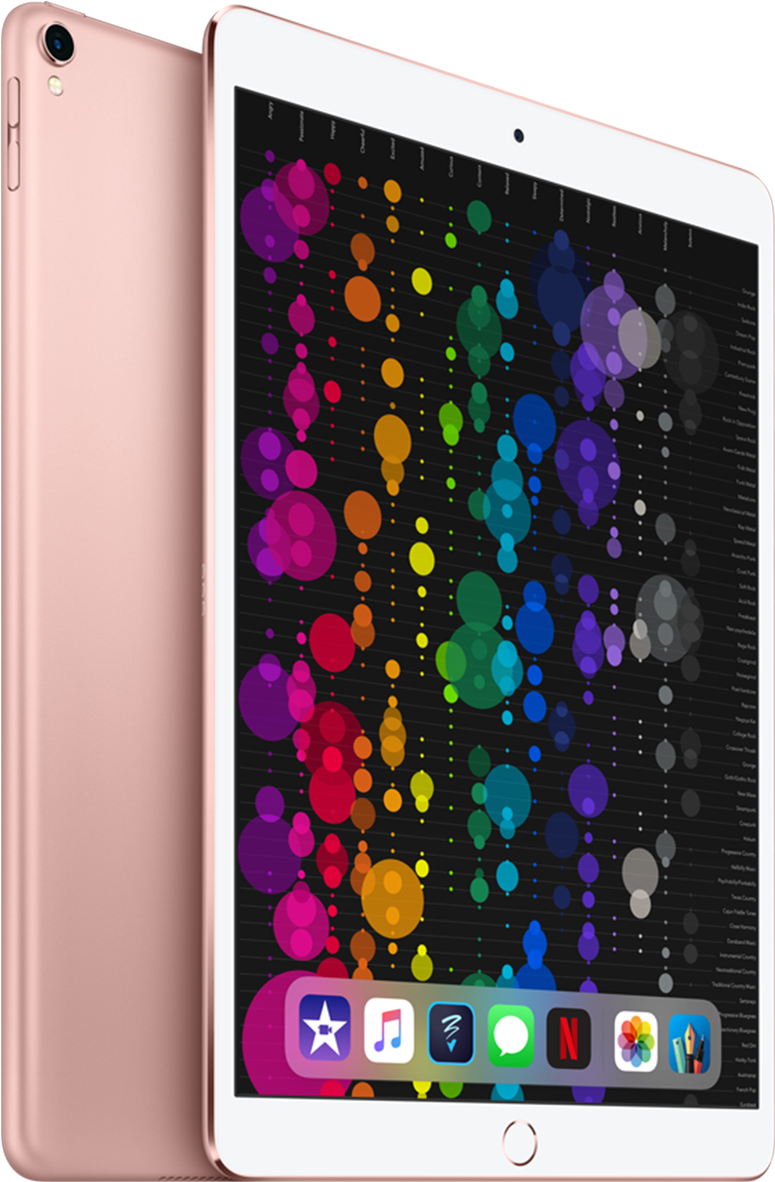 玫瑰金iPad Pro彩色显示屏 壁纸