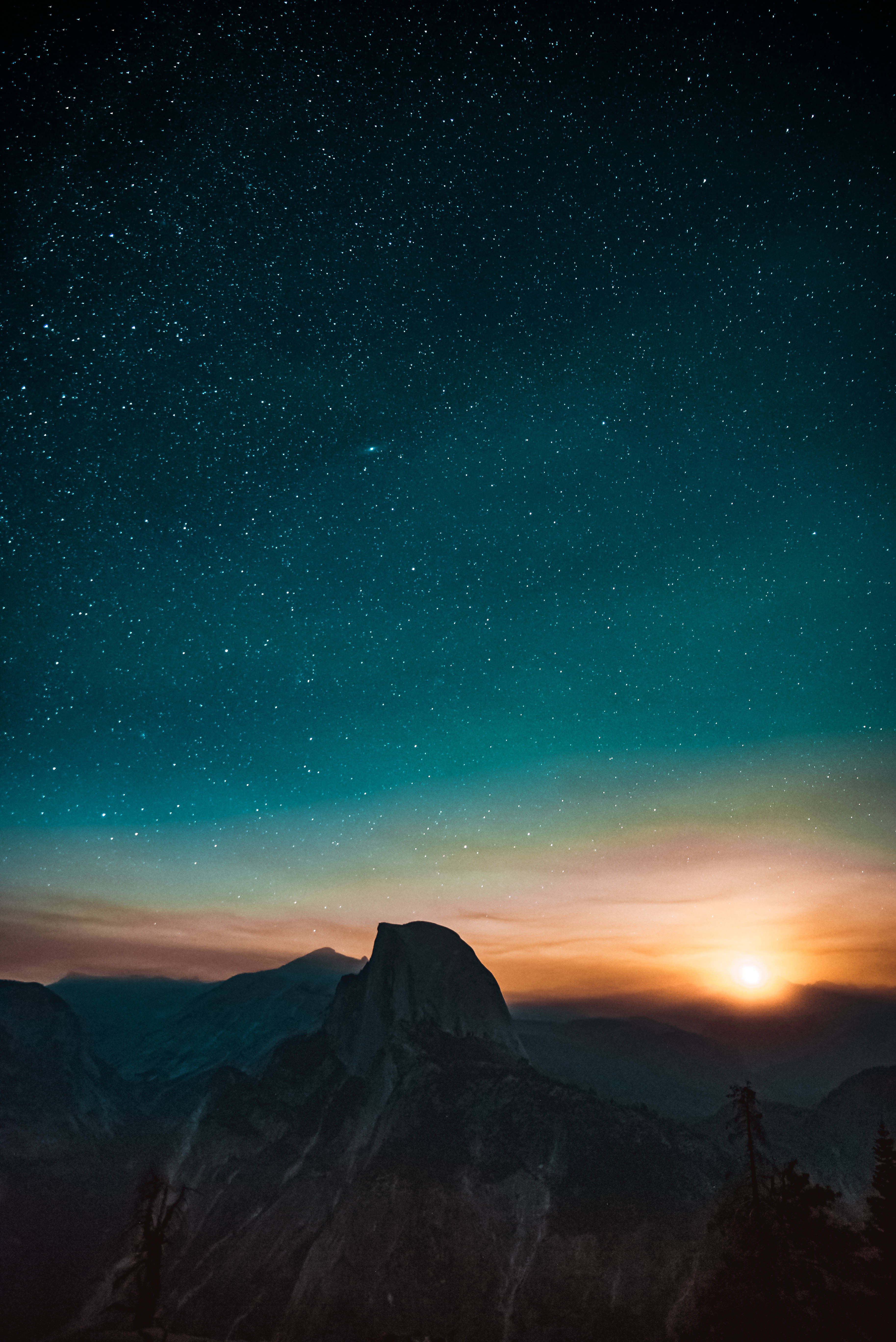 暮空星辰酷炫iPad 壁纸