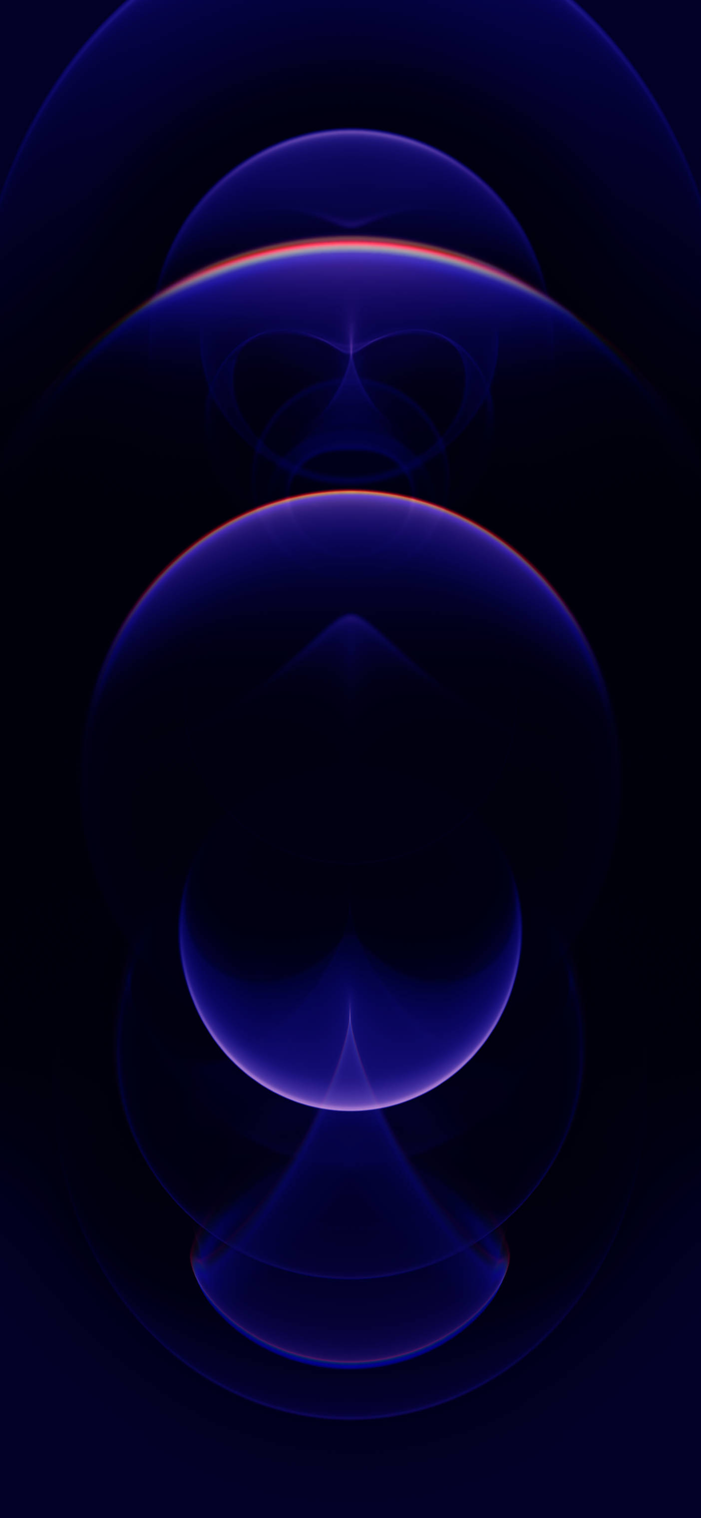 iPhone 12 Pro 紫色光 壁纸