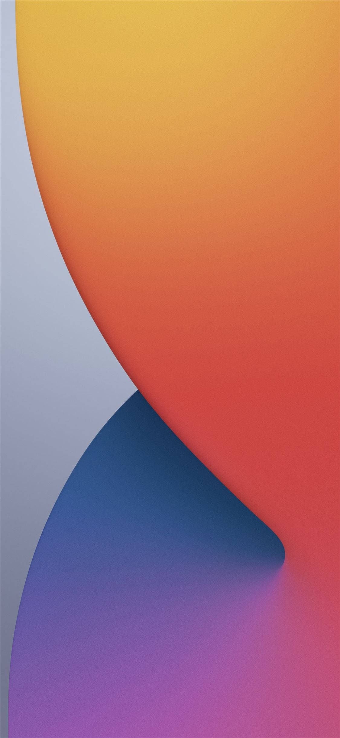 iPhone 12 官方橙色紫罗兰 壁纸