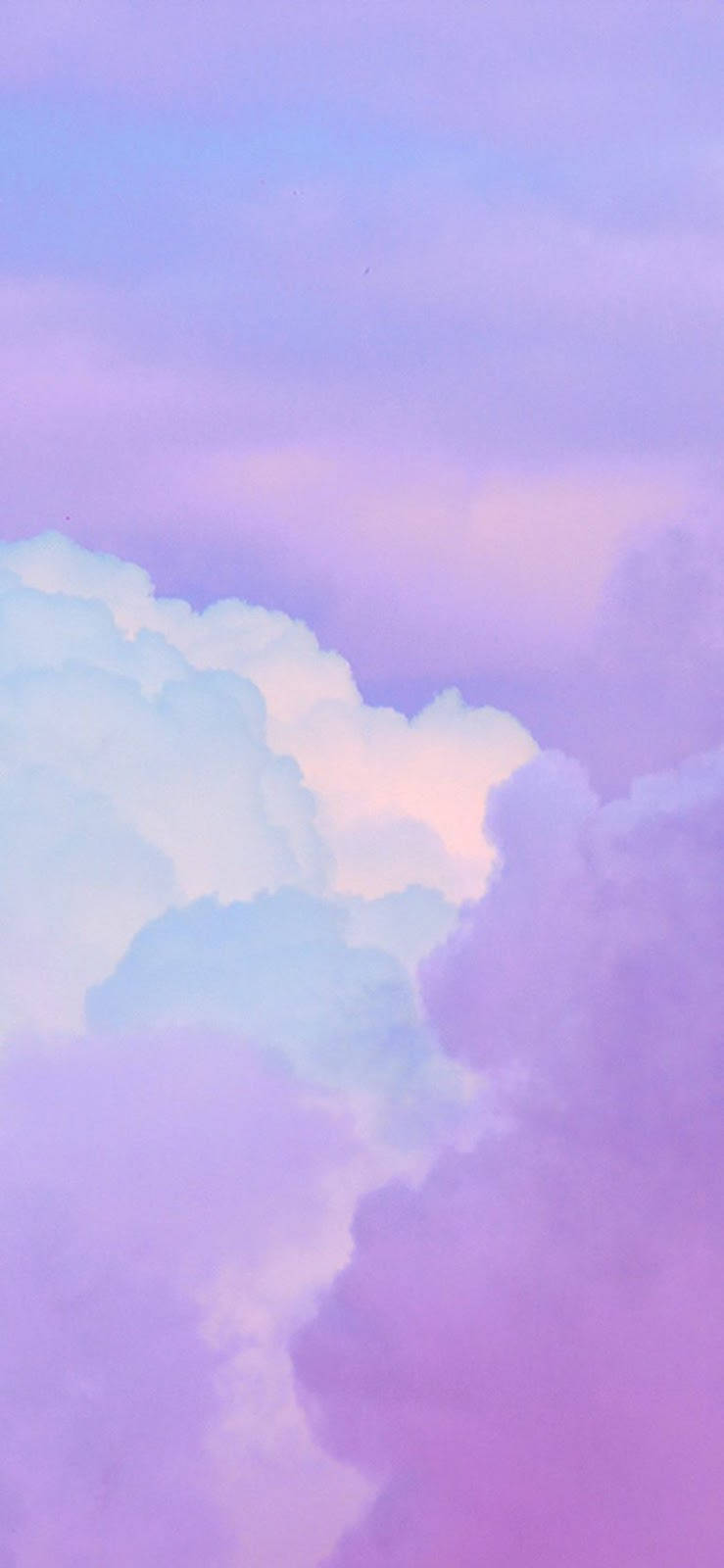 唯美紫色天空iPhone壁纸 壁纸