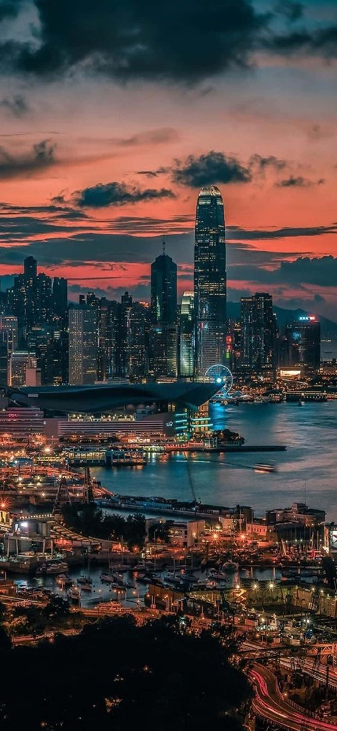 香港城市 iPhone 展示 壁纸