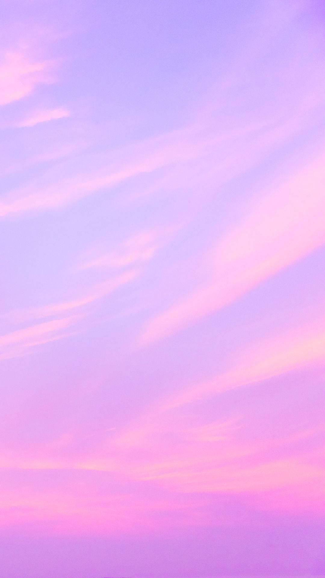 浅紫色iPhone渐变天空 壁纸