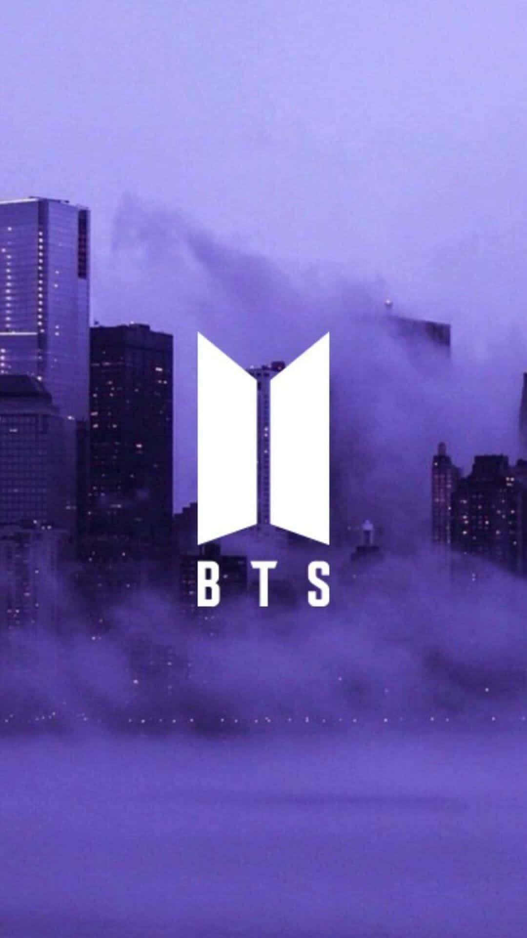 iPhone 薰衣草美学 BTS 标志 壁纸